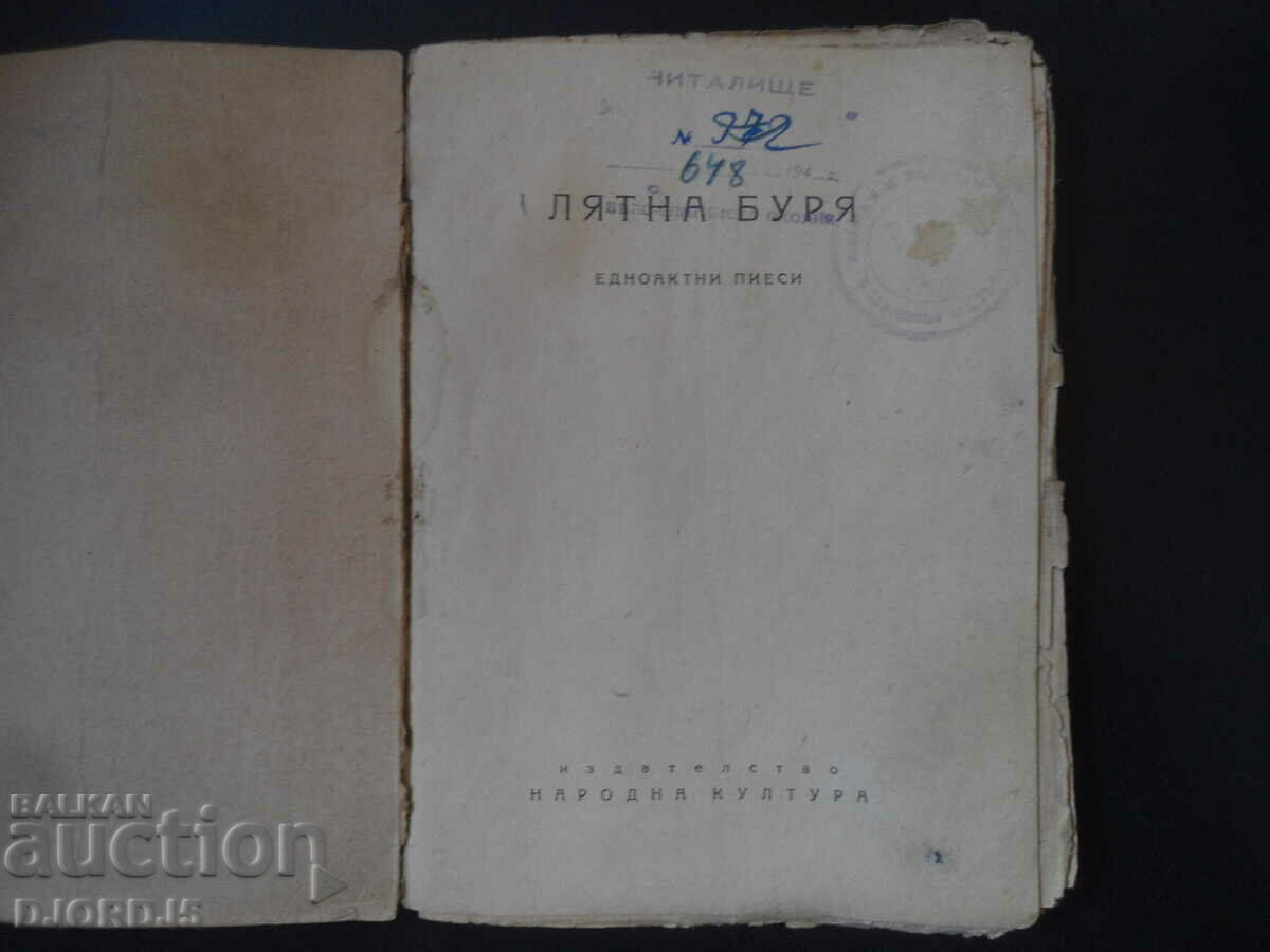 SUMMER STORM, Alexander Gerginov with price 7.00 BGN | € 3.58 SUMMER STORM, Alexander Gerginov with price 7.00 BGN | € 3.58