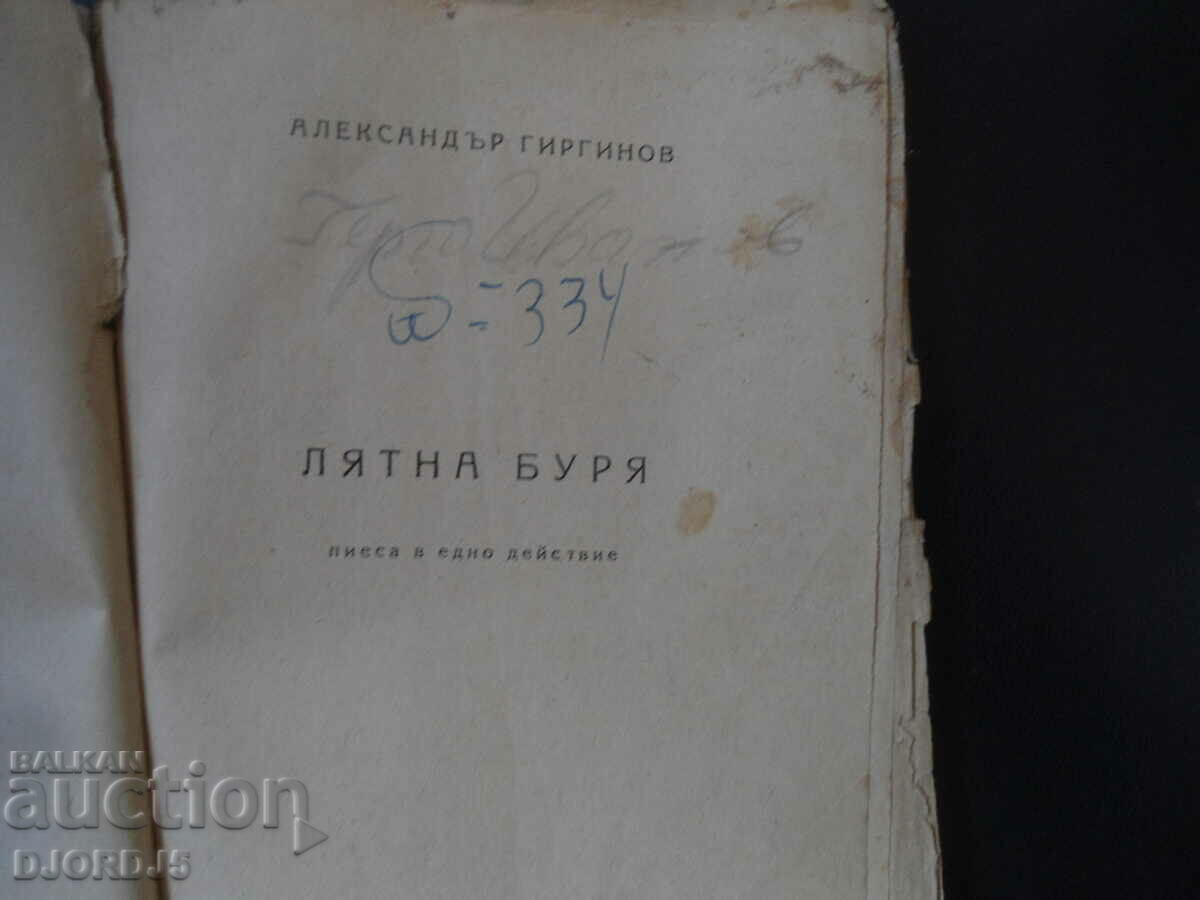 Auction SUMMER STORM, Alexander Gerginov Auction SUMMER STORM, Alexander Gerginov