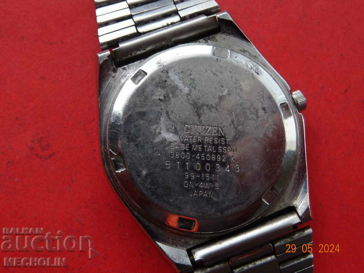 WATCH Japanese original CITIZEN 3800 - 6 WATCH Japanese original CITIZEN 3800 - 6