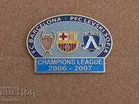 Insigna - Levski - Barcelona - Liga Campionilor 2006 - 07