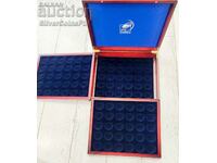 Large box for 90 pcs. Coins Solid Wood
