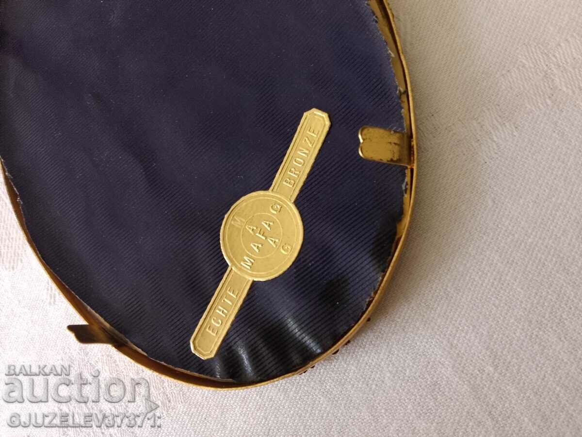 ANTIQUE GERMAN MAFAG ECHTE BRONZE PHOTO PORTRAIT FRAME FOR - 5 ANTIQUE GERMAN MAFAG ECHTE BRONZE PHOTO PORTRAIT FRAME FOR - 5