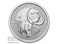 NEW!!! SILVER 2 OZ 2024 CANADA - MAMMOTH