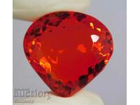 BZC 109.85 ct natural fire opal pear cert.OMGTL from 1st
