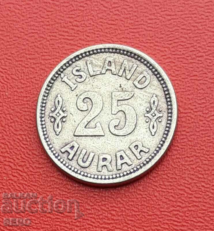 Ισλανδία-25 aurar 1937-πολύ σπάνιο