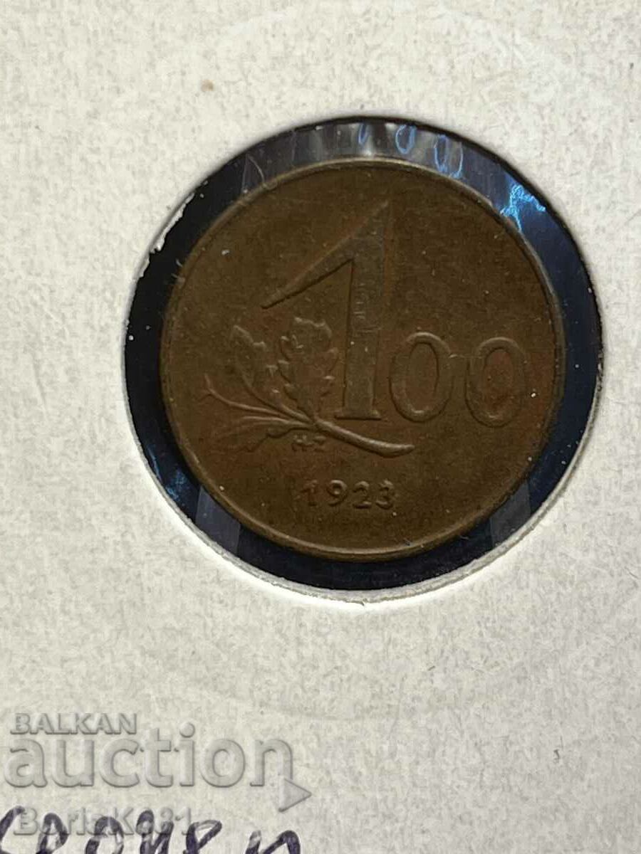 100 Крони 1923 Австрия