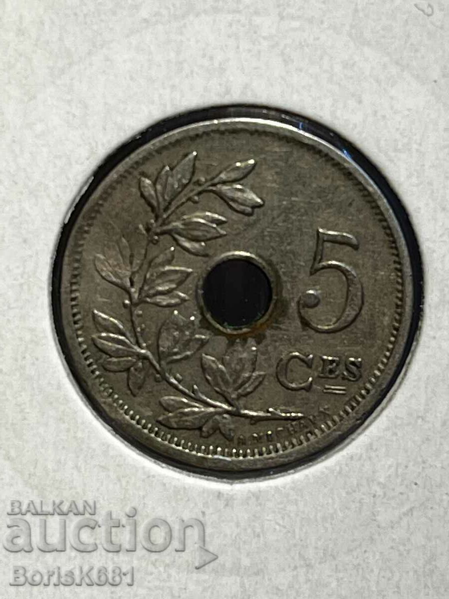5 Centimes 1902 Belgium
