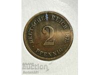 2 Pfenning 1875 Germania