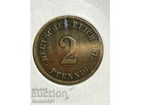 2 Pfenning 1875 Germany