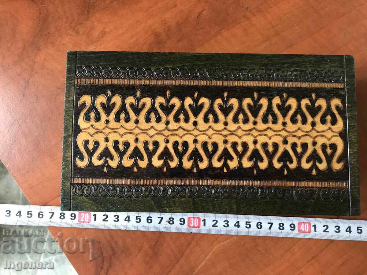 BOX WOOD PYROGRAPH DRAWING ANTIQUE FROM SOCA MOSTRA with price 36.00 BGN | € 18.41 BOX WOOD PYROGRAPH DRAWING ANTIQUE FROM SOCA MOSTRA with price 36.00 BGN | € 18.41