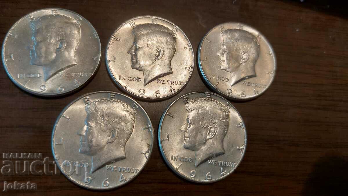 lot half dollar silver