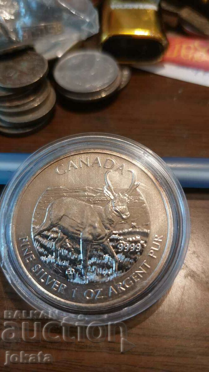 an ounce of silver