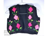Children's hand-knitted vest, folk costume