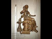 Πανέμορφη φιγούρα αγαλματίδιο Athena France μεταλλικό παλιό σπάνιο