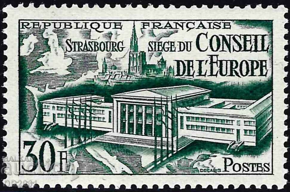 Франция 1952 -  архитектура MNH