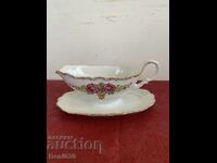 Beautiful porcelain saucer with markings !!!!