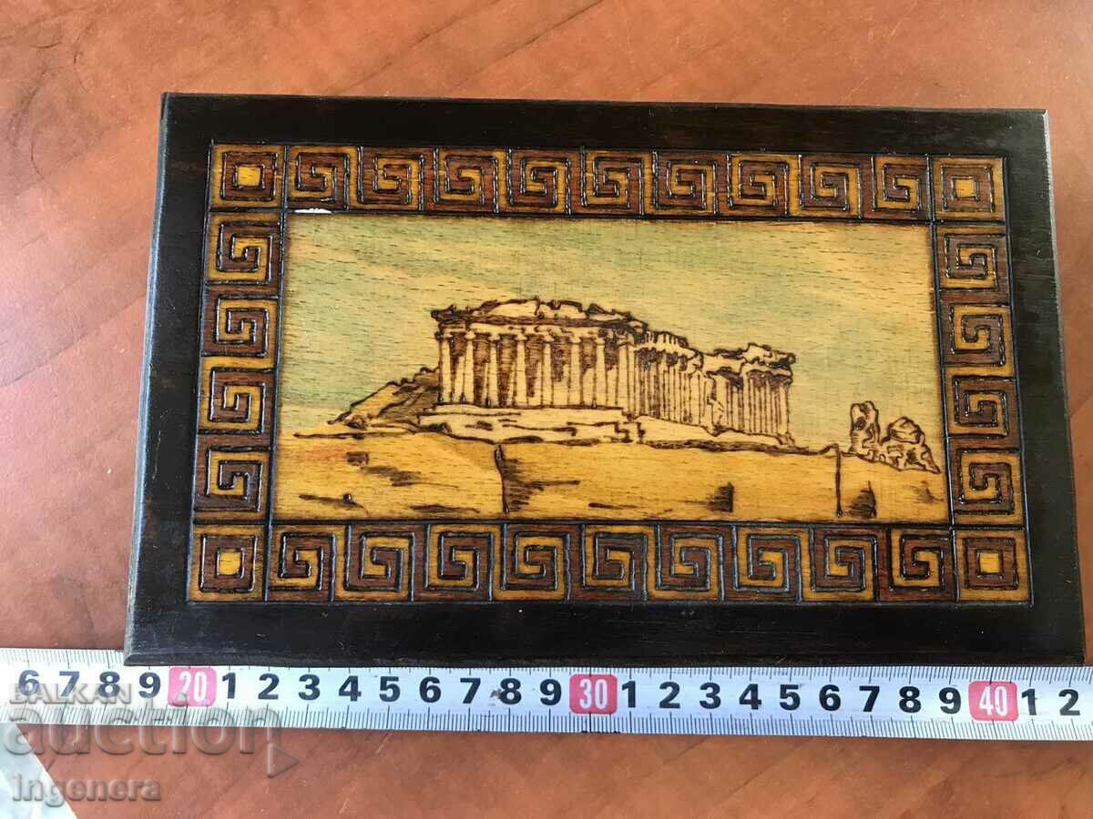 CUTIE LEMN PIROGRAF DESEN ANTICHI DIN SOCA MOSTRA cu preț 43.00 BGN | € 21.99