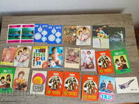 Lot of social calendars 1972-1988 year