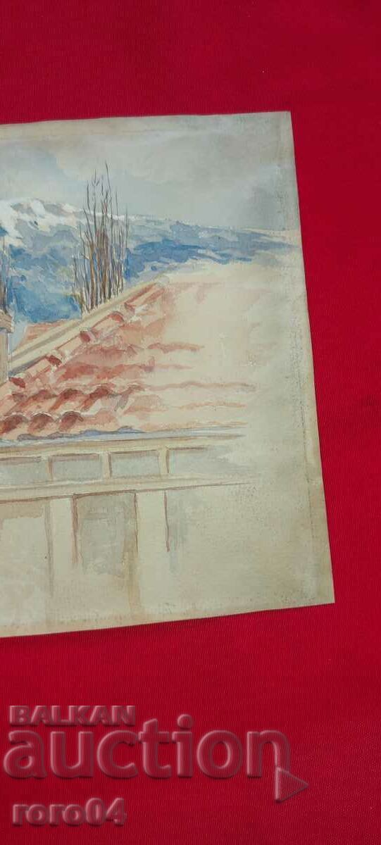 MARTIE 1922. 13 KING SHISHMAN - ACUORELA - 6 MARTIE 1922. 13 KING SHISHMAN - ACUORELA - 6