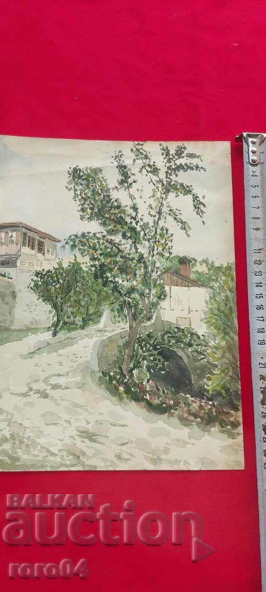 OLD MASTER WATERCOLOR with price 95.00 BGN | € 48.57 OLD MASTER WATERCOLOR with price 95.00 BGN | € 48.57