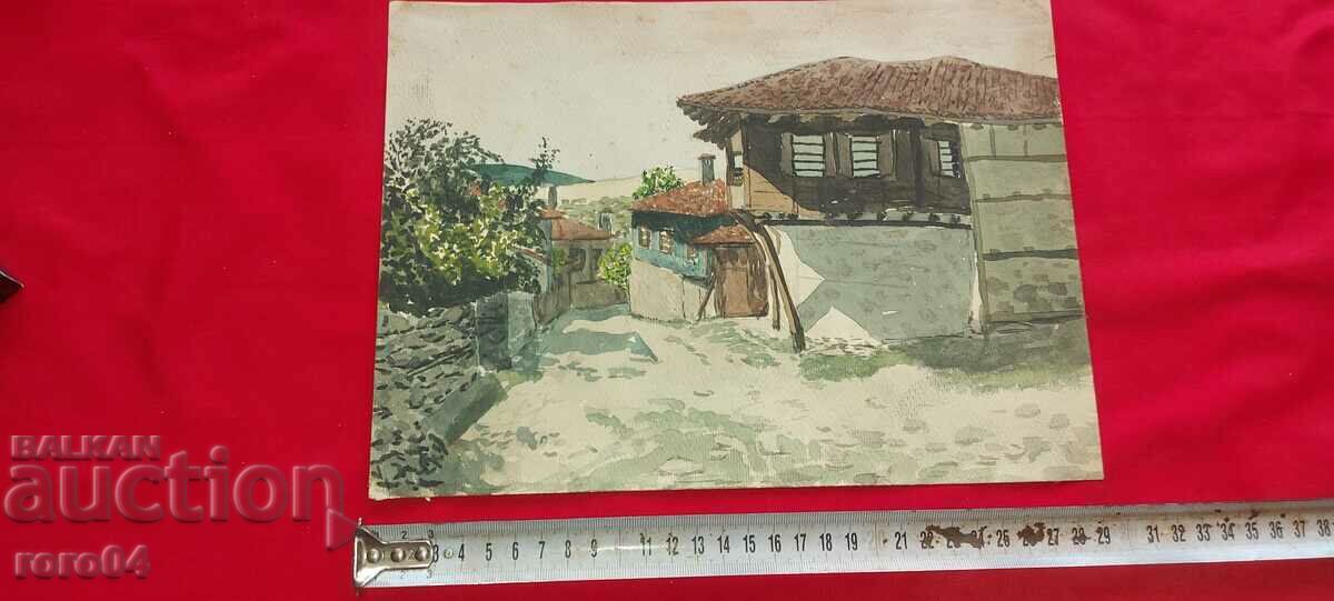 TETEVEN - OLD MASTER WATERCOLOR with price 95.00 BGN | € 48.57 TETEVEN - OLD MASTER WATERCOLOR with price 95.00 BGN | € 48.57