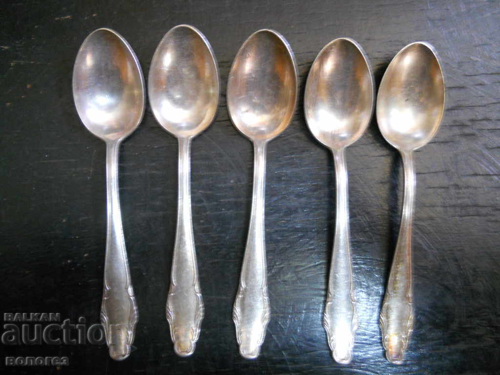 Silver plated tea spoons "BMF" Germany