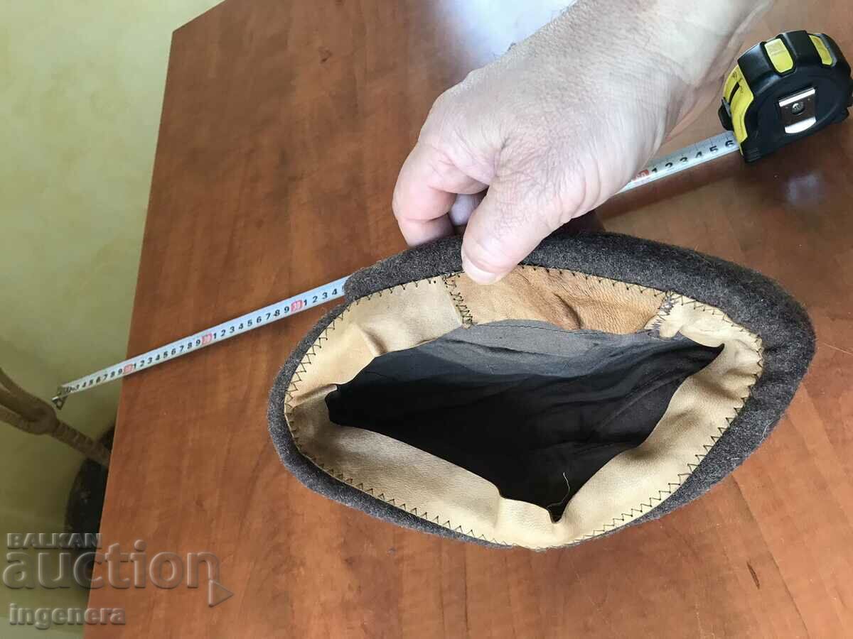 Auction KEPE MILITARY HAT WINTER WASHED AND DISINFECTED Auction KEPE MILITARY HAT WINTER WASHED AND DISINFECTED