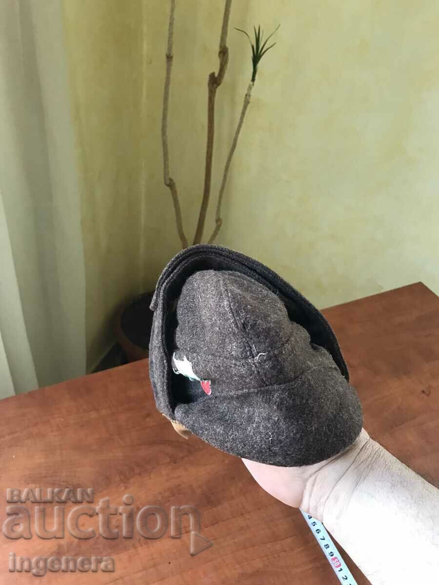 KEPE MILITARY HAT WINTER WASHED AND DISINFECTED - 5 KEPE MILITARY HAT WINTER WASHED AND DISINFECTED - 5