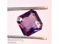 BZC! 17.00 kth natural alexandrite square of 1 st!