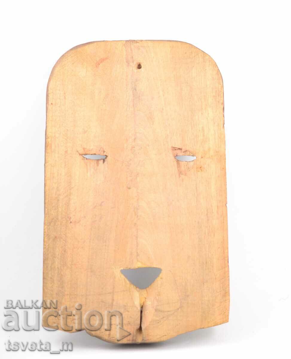 Wooden mask, wood carving with price 20.00 BGN | € 10.23 Wooden mask, wood carving with price 20.00 BGN | € 10.23