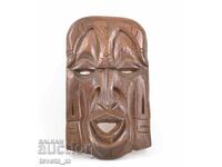 Wooden mask, wood carving