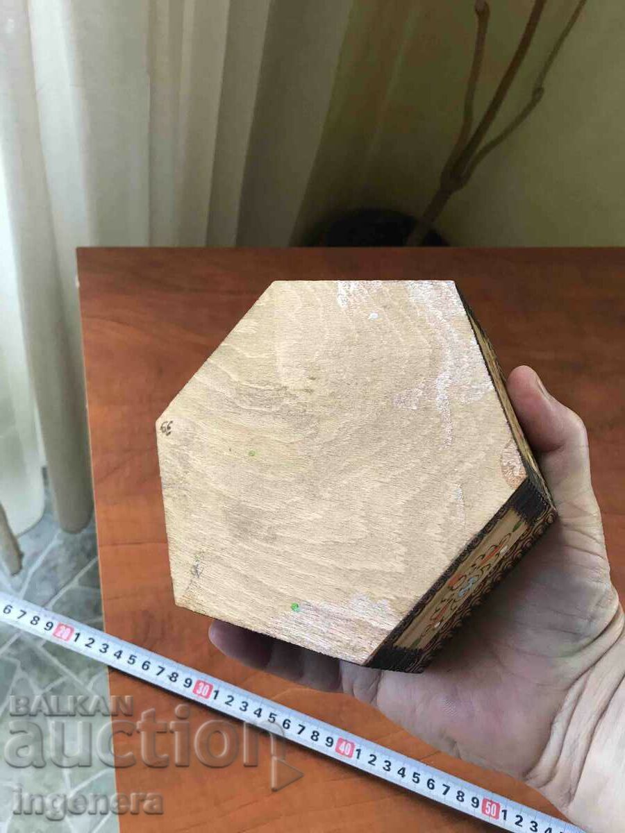 CUTIE LEMN PIROGRAF DESEN ANTICHI DIN SOCA MOSTRA - 7