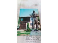 Postcard Dryanovo Monument to Kolyo Ficheto 1976