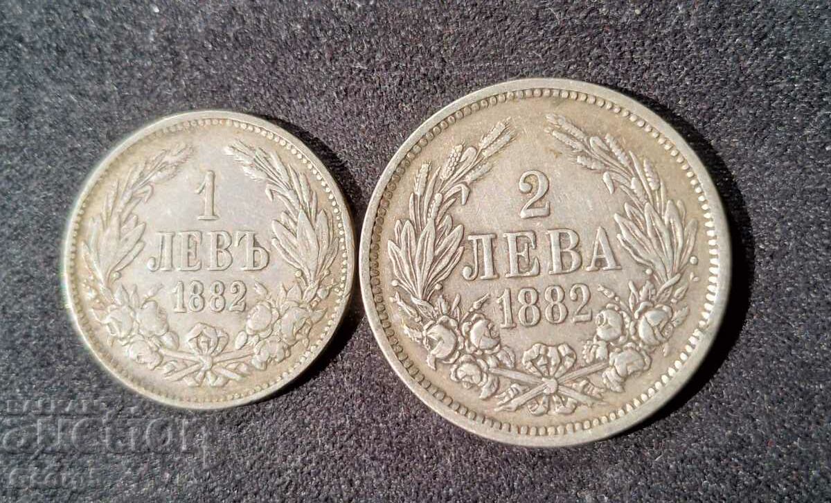 1 and 2 BGN 1882 with price 70.00 BGN | € 35.79 1 and 2 BGN 1882 with price 70.00 BGN | € 35.79