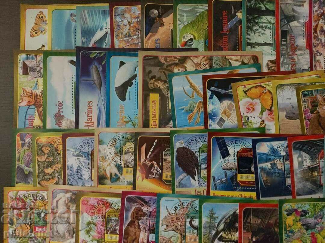 Pack of 48 different blocks - African countries 2023 with price 25.00 BGN | € 12.78 Pack of 48 different blocks - African countries 2023 with price 25.00 BGN | € 12.78