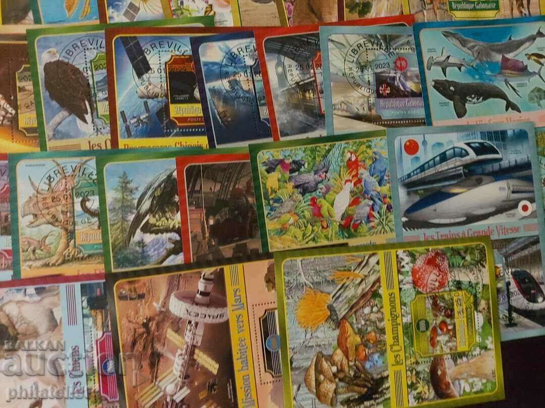 Auction Pack of 48 different blocks - African countries 2023 Auction Pack of 48 different blocks - African countries 2023