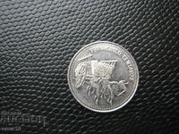 Dominican Republic 25 centavos 1990