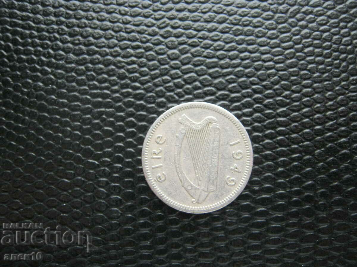 Eire 3 pence 1949