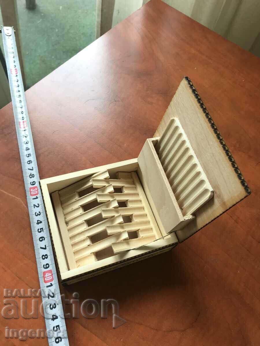 CUTIE LEMN PIROGRAF DESEN ANTICHI DIN SOCA MOSTRA - 5