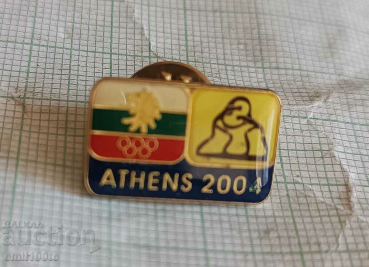 Значка- БОК Олимпиада Атина 2004