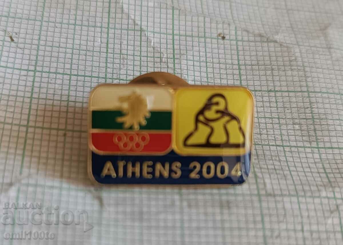 Значка- БОК Олимпиада Атина 2004