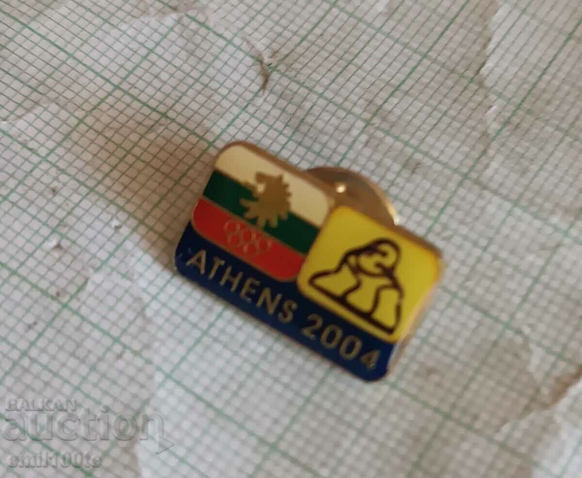 Auction Badge - BOK Olympics Athens 2004 Auction Badge - BOK Olympics Athens 2004