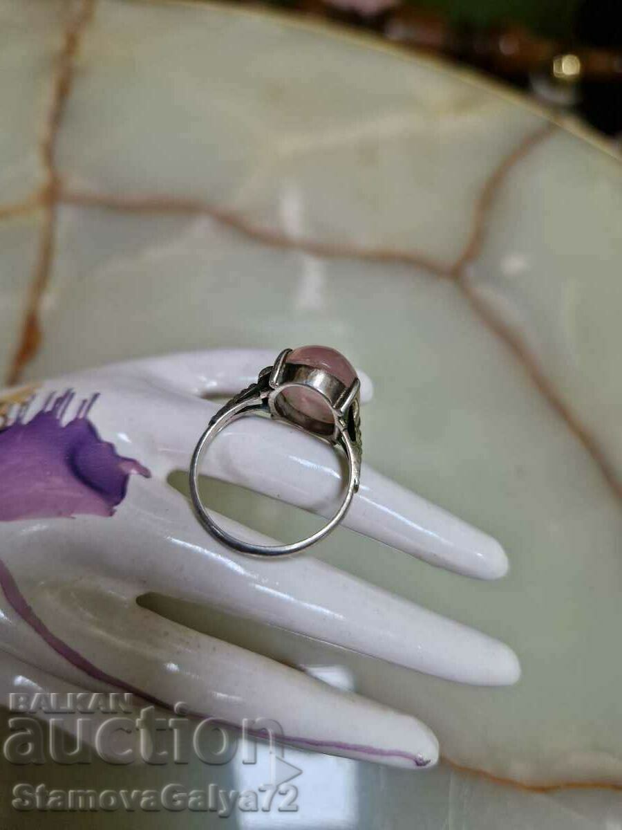 A lovely antique ladies silver ring - 5 A lovely antique ladies silver ring - 5