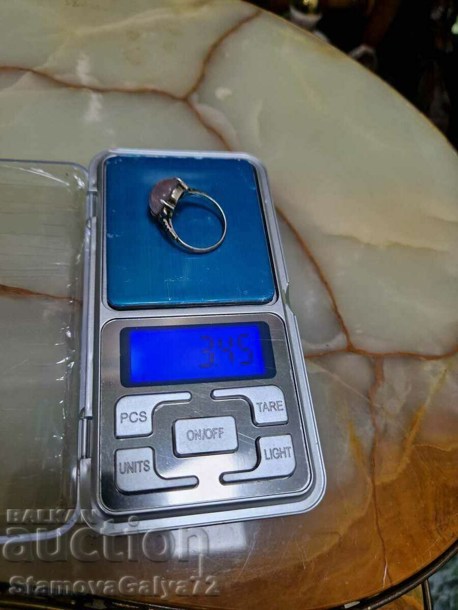 Ένα υπέροχο γυναικείο ασημένιο δαχτυλίδι αντίκα - 6