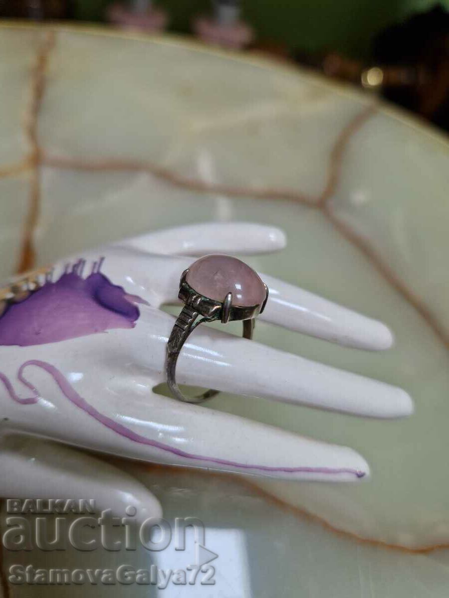 Чудесен антикварен дамски сребърен пръстен