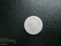 Mexic 5 centavos 1910