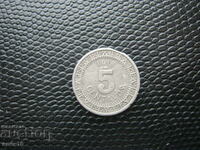 Mexic 5 centavos 1913