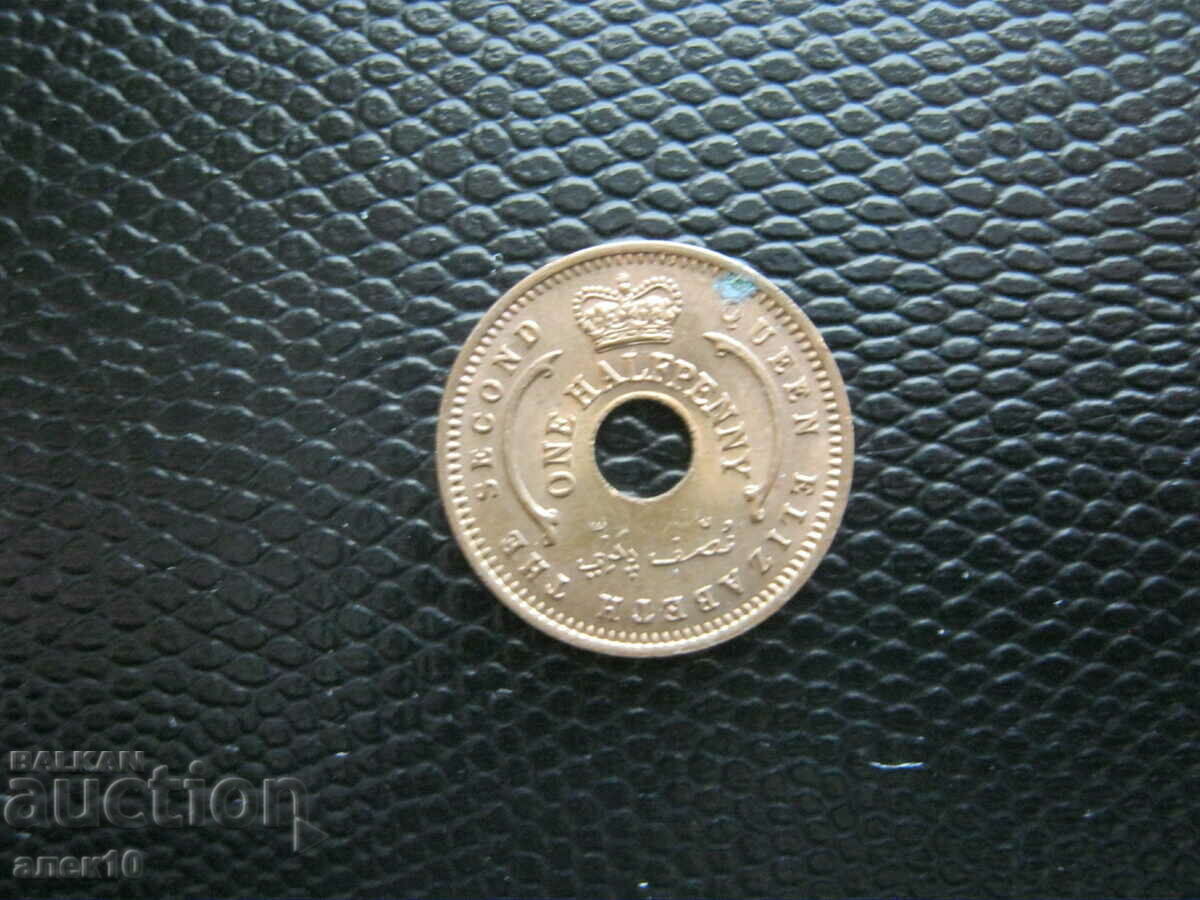 Nigeria 1/2 penny 1959