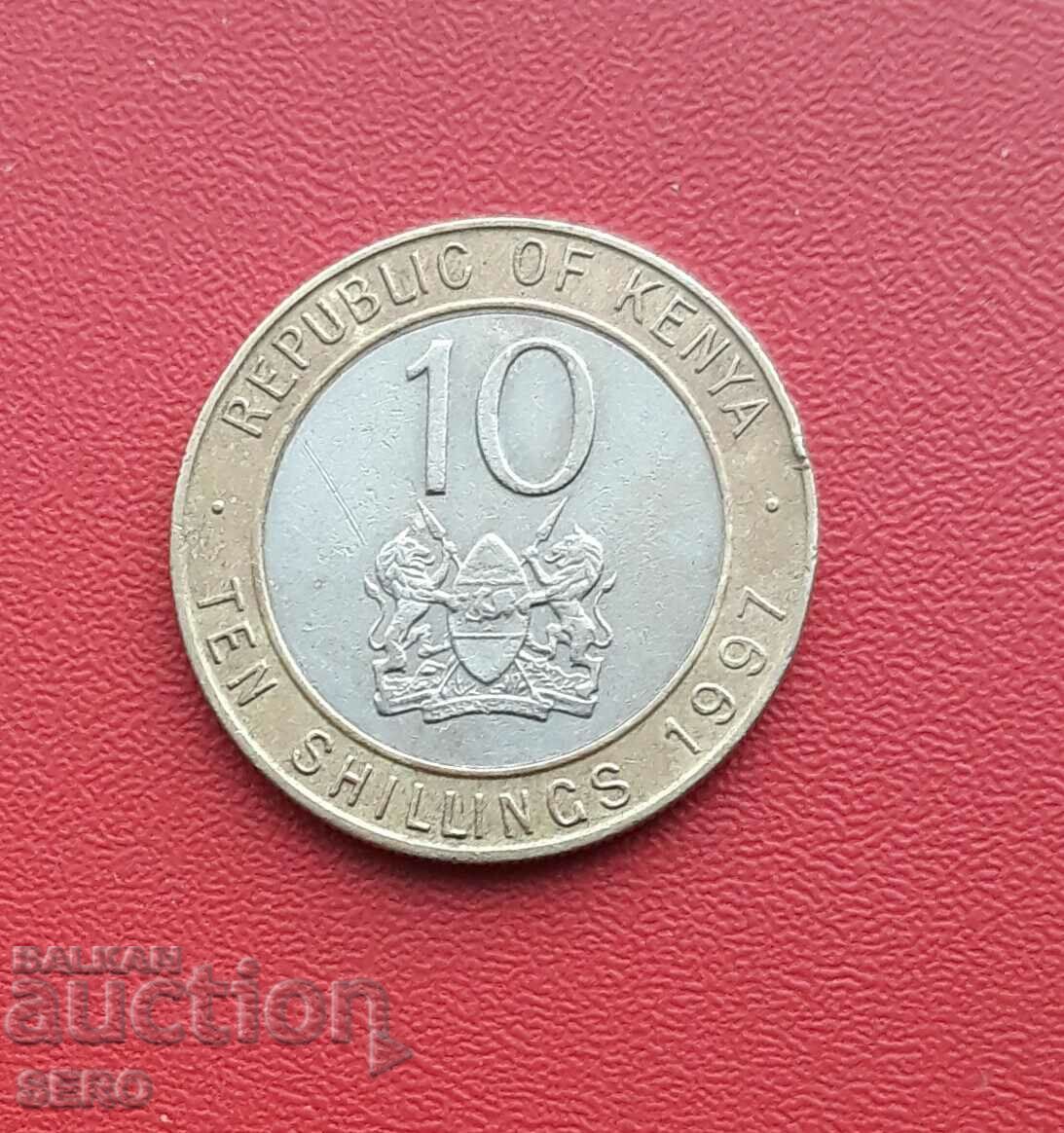 Kenya-10 shillings 1997