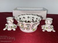 A beautiful porcelain set with markings